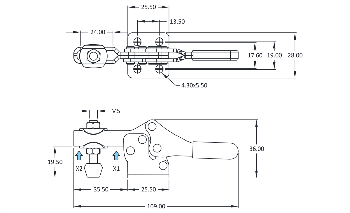 S-clamps Clamp - H-213-u-ab