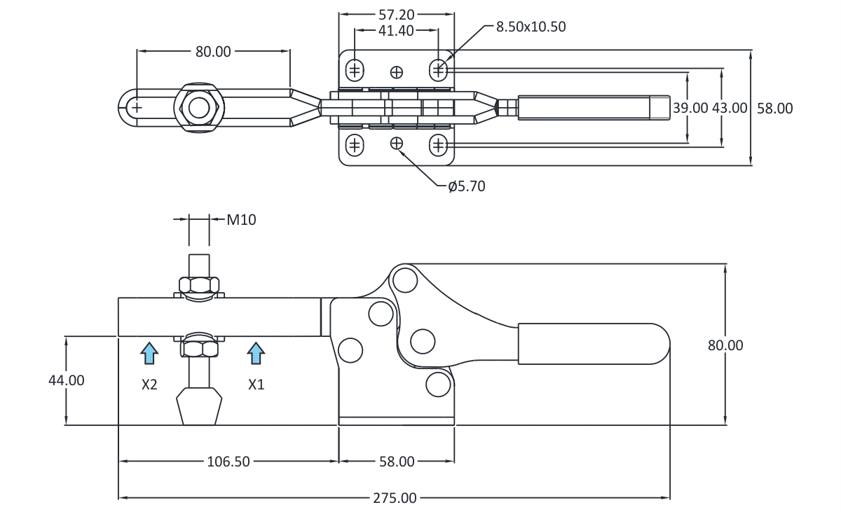 H-237-U-AB Product technical image