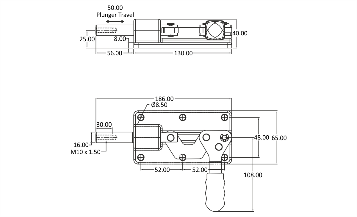 HTC-5025-FH-R Product technical image