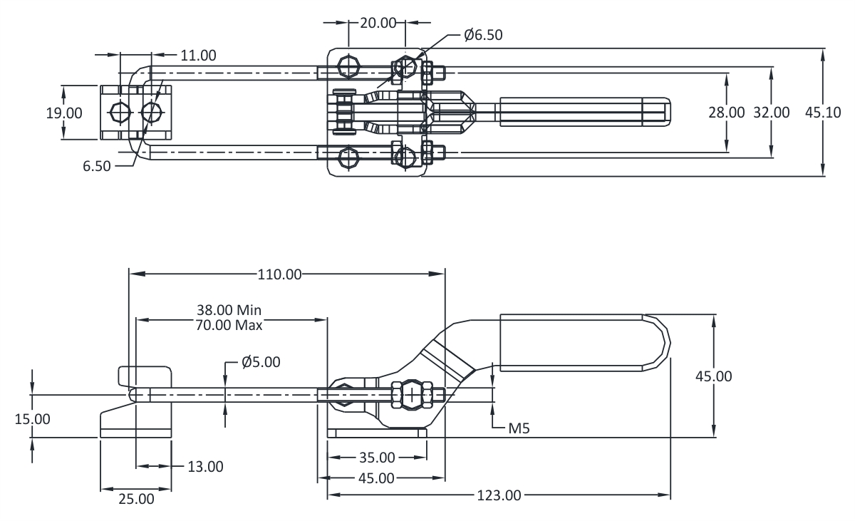 GN 851-320-T2 Product technical image