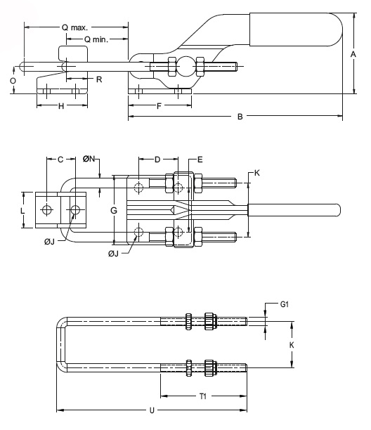 GN851-320-T2-NI Product technical image