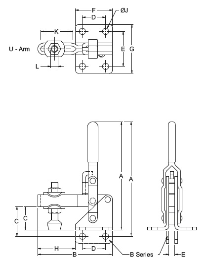 70001-SS Product technical image
