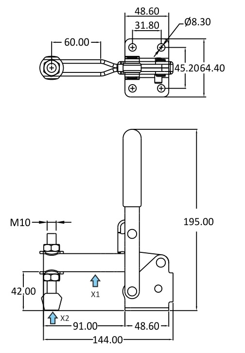 S-Clamps Clamp VTC-210-U-AB