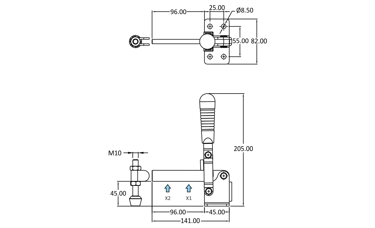 VTC-4595-SB Product technical image