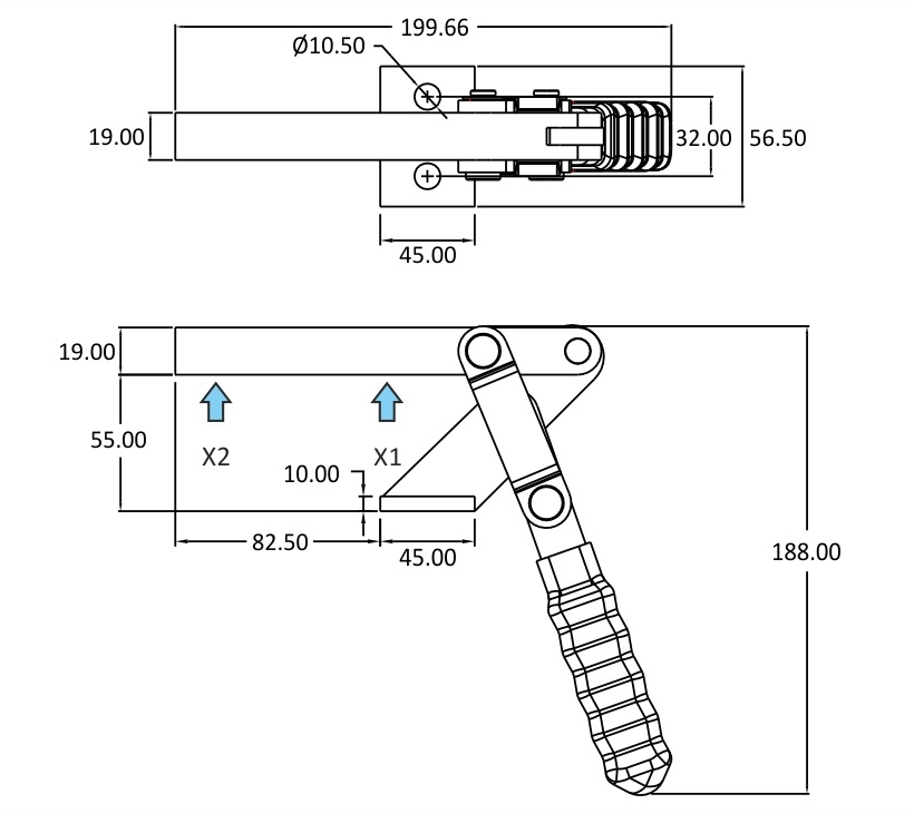 VTC-527-SB Product technical image