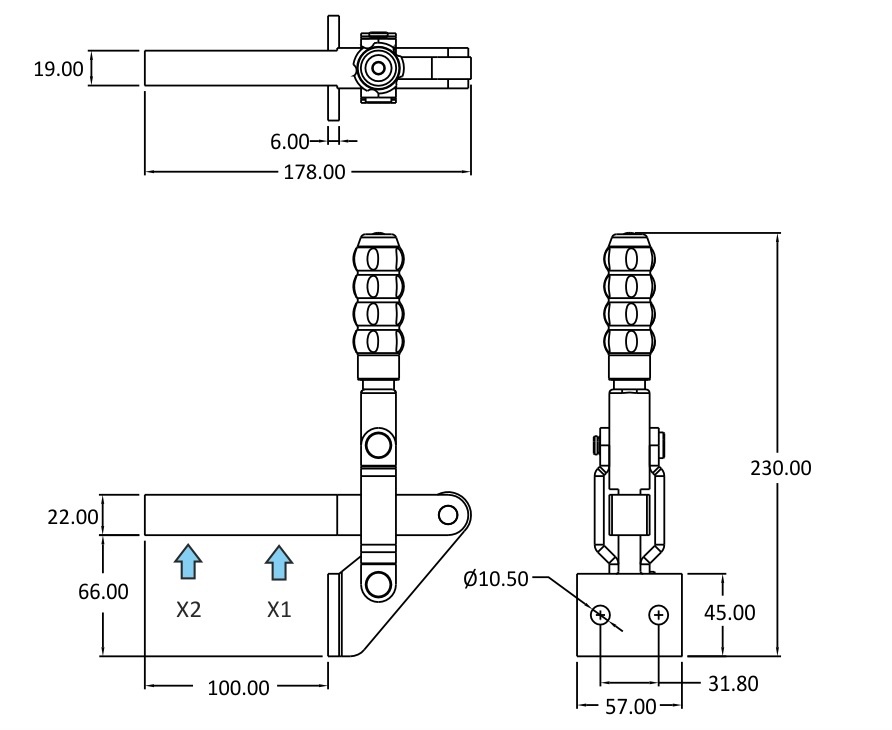 VTC-528-SB-FM Product technical image